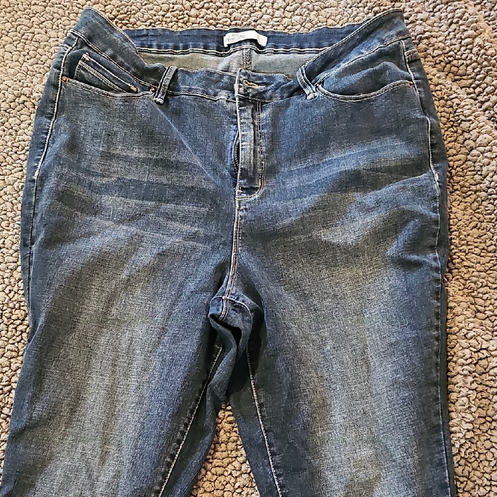 Royalty For Me Blue Skinny Jeans with Subtle Fading